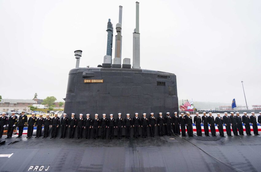  El USS Oregon se une oficialmente a la flota de la Armada tras los retrasos por la pandemia
