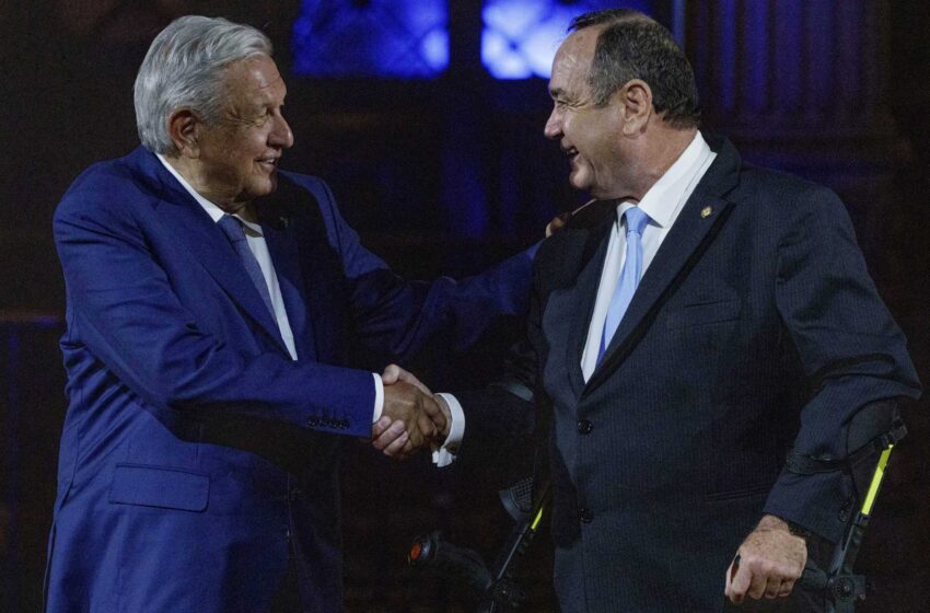 El presidente de México inicia una gira regional en Guatemala
