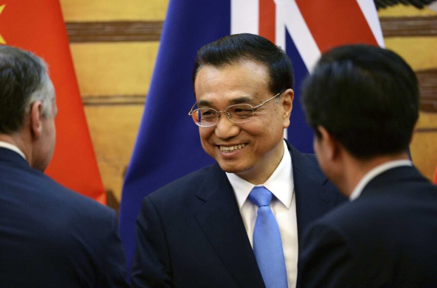  El primer ministro chino felicita al líder australiano por su elección