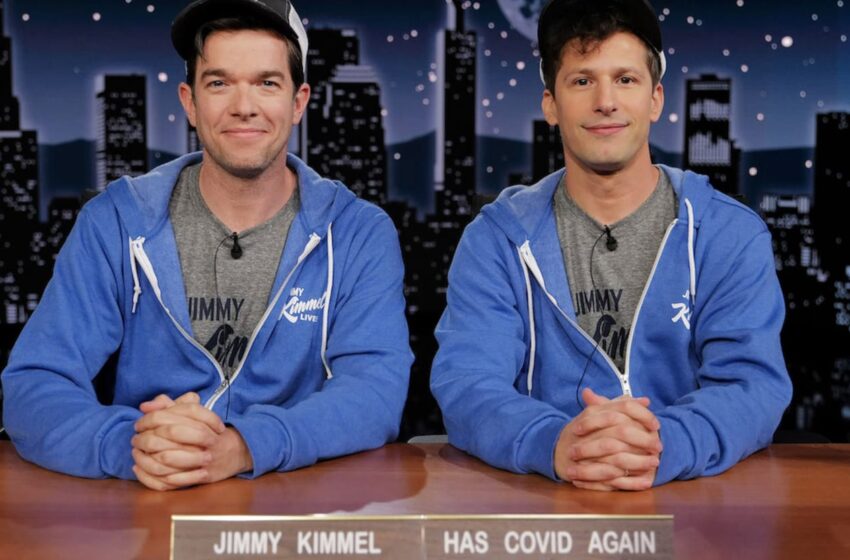  John Mulaney y Andy Samberg se burlan de Jimmy Kimmel por volver a ser COVID