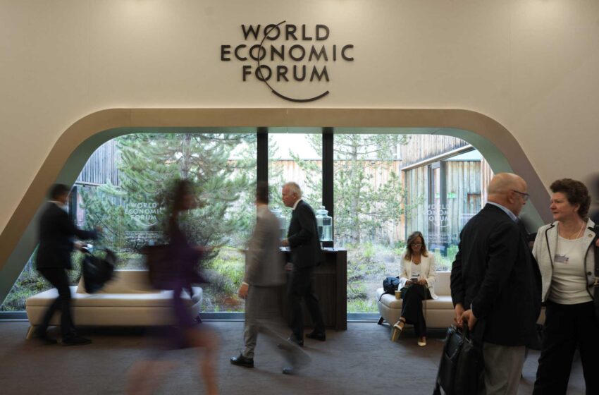  Novedades en Davos Los líderes empresariales y gubernamentales charlan