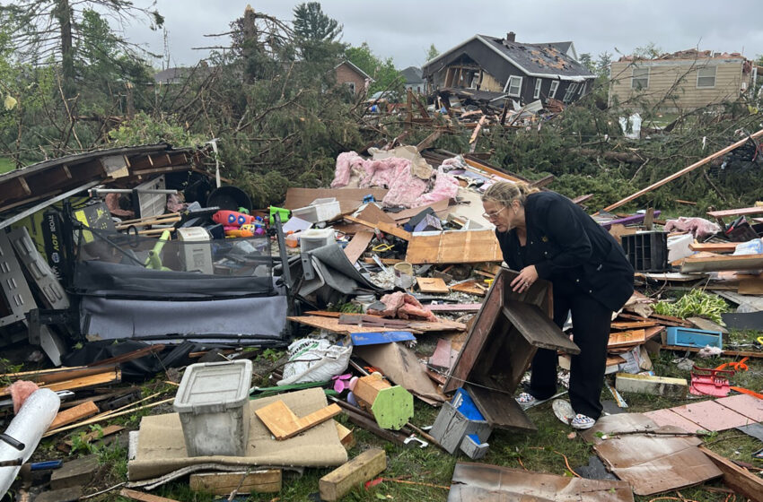  Un raro tornado en el norte de Michigan mata a 1 persona y deja más de 40 heridos