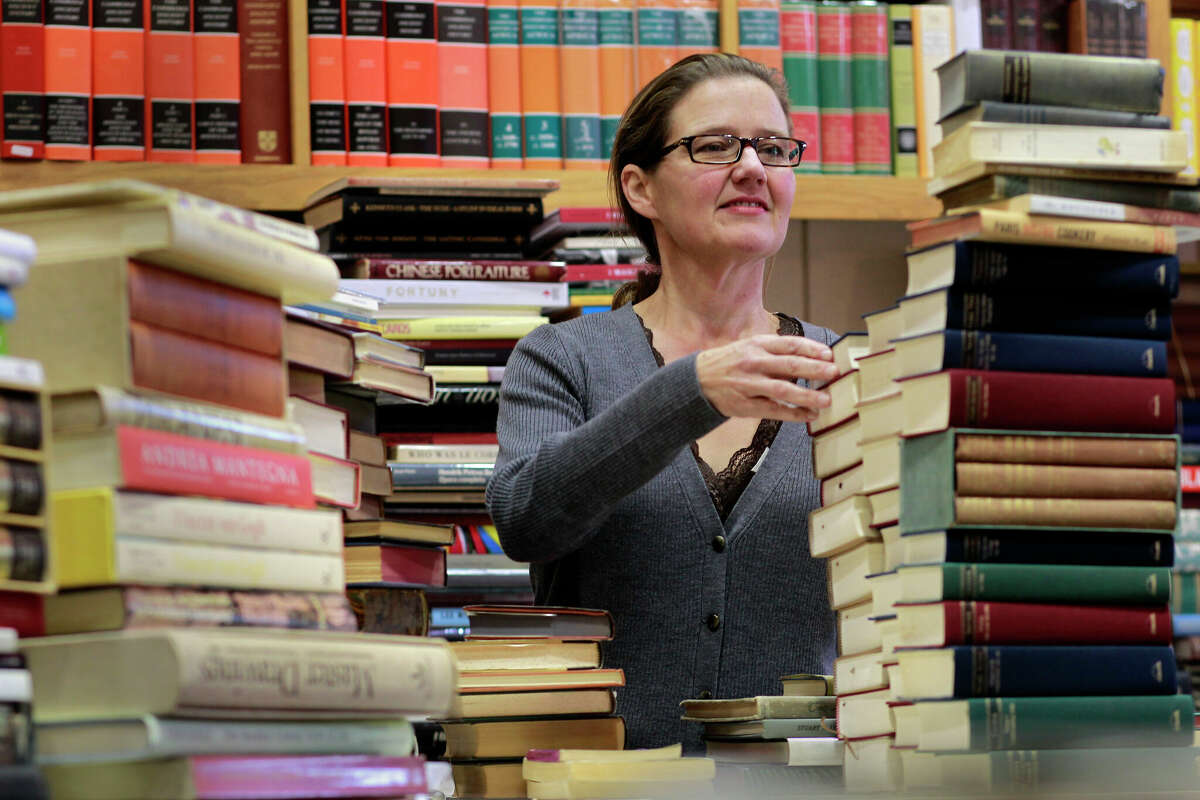 Doris Moskowitz, propietaria de Moe's Books, en noviembre de 2012.