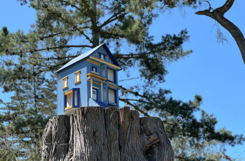  Mini casa victoriana en el Golden Gate Park de SF es un misterio