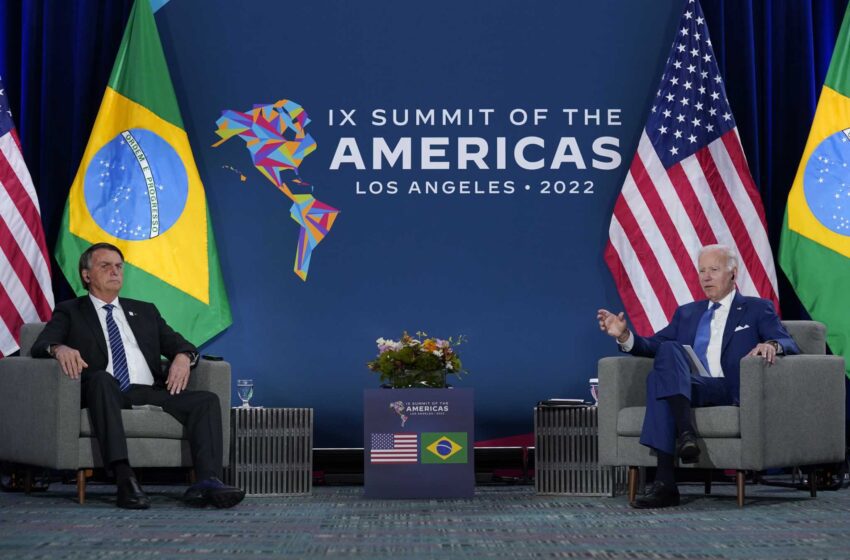  Biden y Bolsonaro mantienen su primera reunión en medio de la preocupación por las elecciones