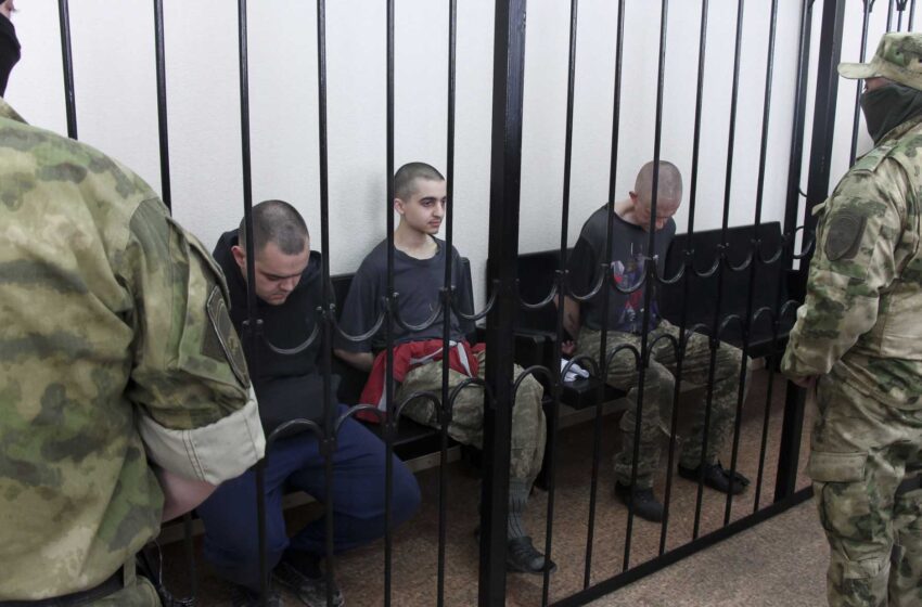  Condenados a muerte 3 extranjeros que lucharon por Ucrania