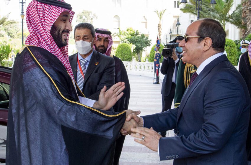  El príncipe heredero saudí concluye su visita a Egipto y se dirige a Jordania