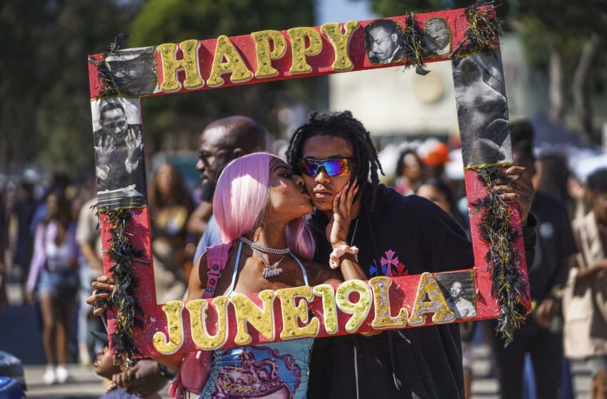  Las celebraciones de Juneteenth hacen hincapié en acabar con las disparidades raciales