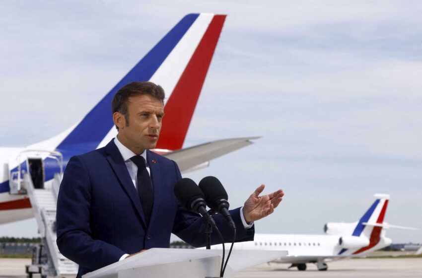  Macron insta a los franceses a darle una “fuerte mayoría”