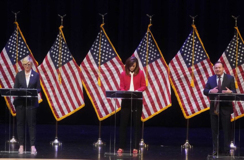  Mike Lee supera los ataques dentro del partido en el debate del GOP en Utah