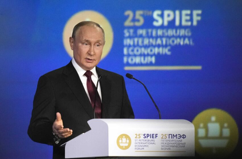  Putin: La economía rusa superará las “temerarias” sanciones