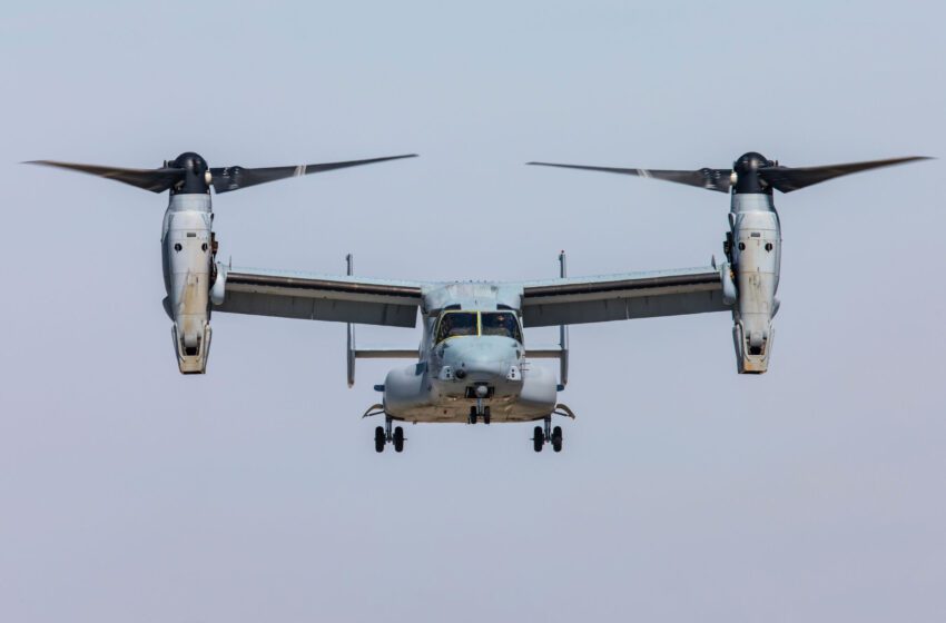  Un avión Osprey de los marines estadounidenses se estrella en el desierto de California, con un saldo de 4 muertos