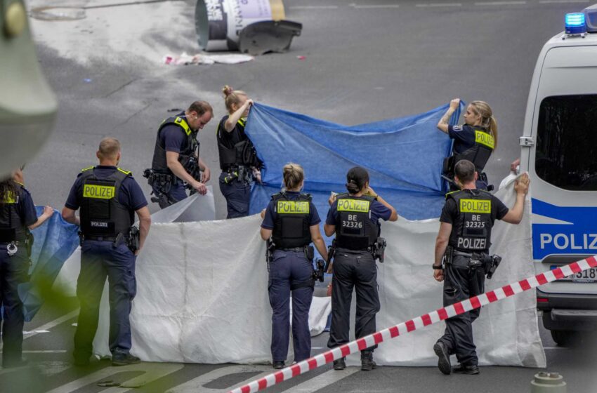  Un muerto y 9 heridos tras atropellar un conductor a un grupo escolar en Berlín