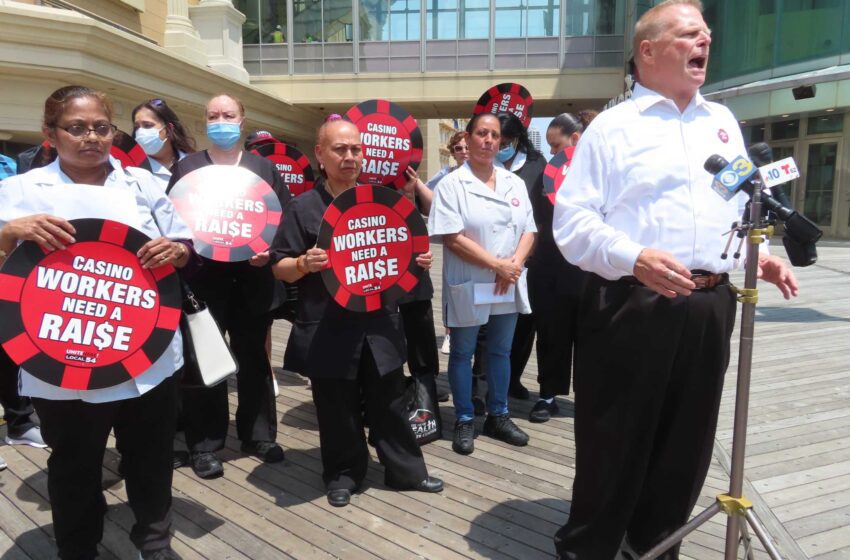  Unión: 4 casinos de Atlantic City no limpian las habitaciones a diario