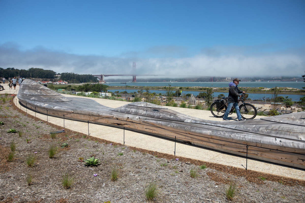 Una vista desde Cliff Walk en Presidio Tunnel Tops en Presidio en San Francisco, California, el 16 de julio de 2022.