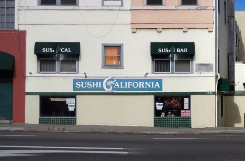  El restaurante Sushi California de Berkeley puede cerrar definitivamente después de 36 años