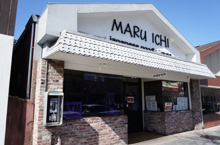  El restaurante de ramen Maru Ichi en Mountain View cerrará en septiembre