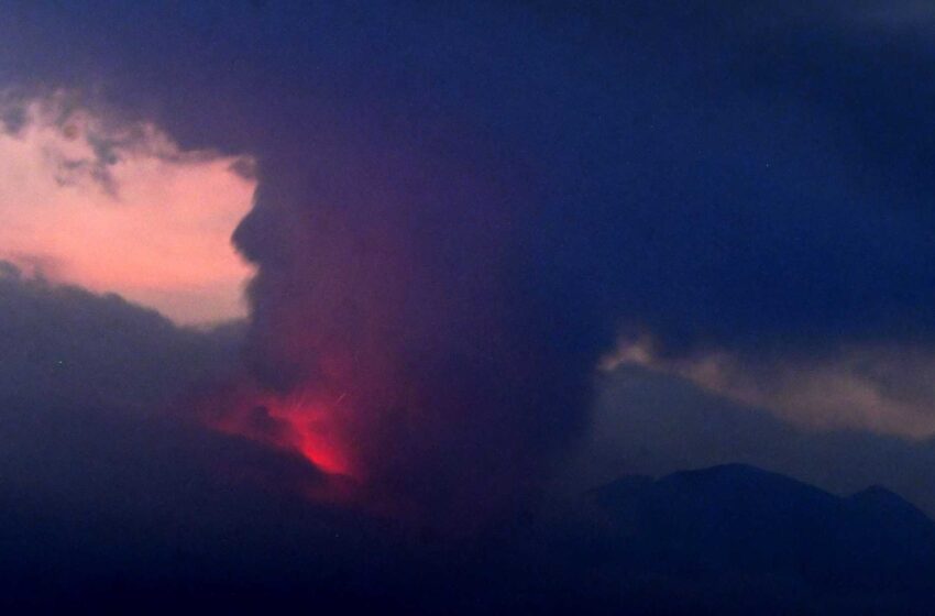  El volcán Sakurajima de Japón entra en erupción y provoca la evacuación