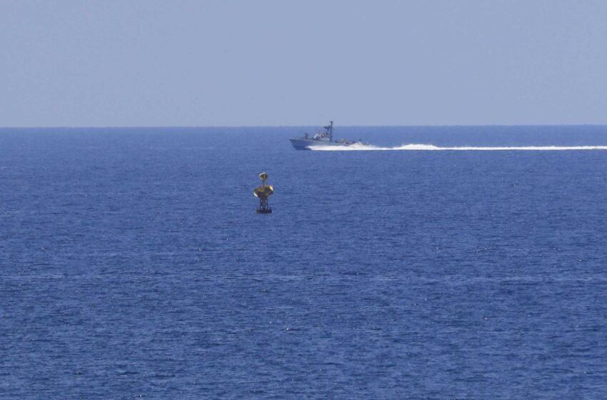  Hezbolá difunde un vídeo de barcazas israelíes en el disputado campo de gas