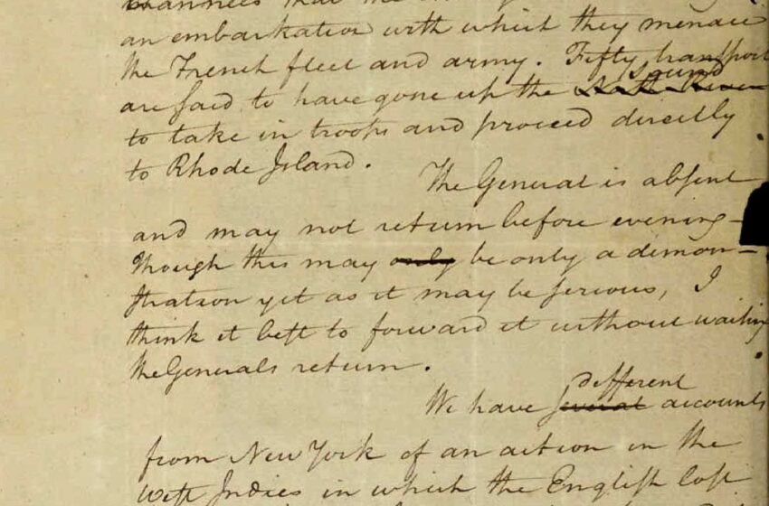  La carta de Alexander Hamilton, desaparecida hace tiempo, se expone al público