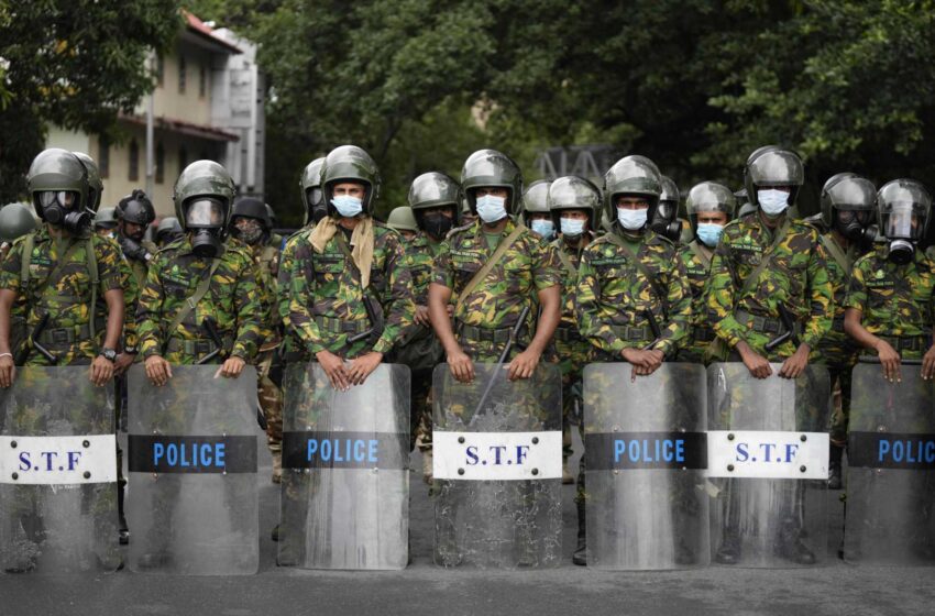 Los grupos de derechos piden a Sri Lanka que no utilice la fuerza contra los manifestantes