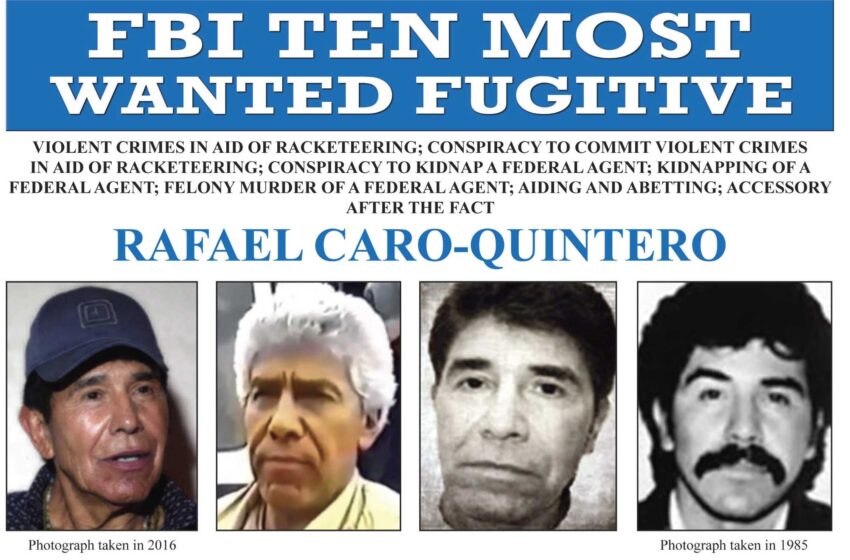  México captura al infame narcotraficante Rafael Caro Quintero