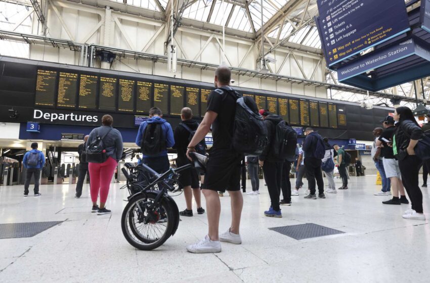  Una nueva huelga ferroviaria en el Reino Unido paraliza los servicios ferroviarios