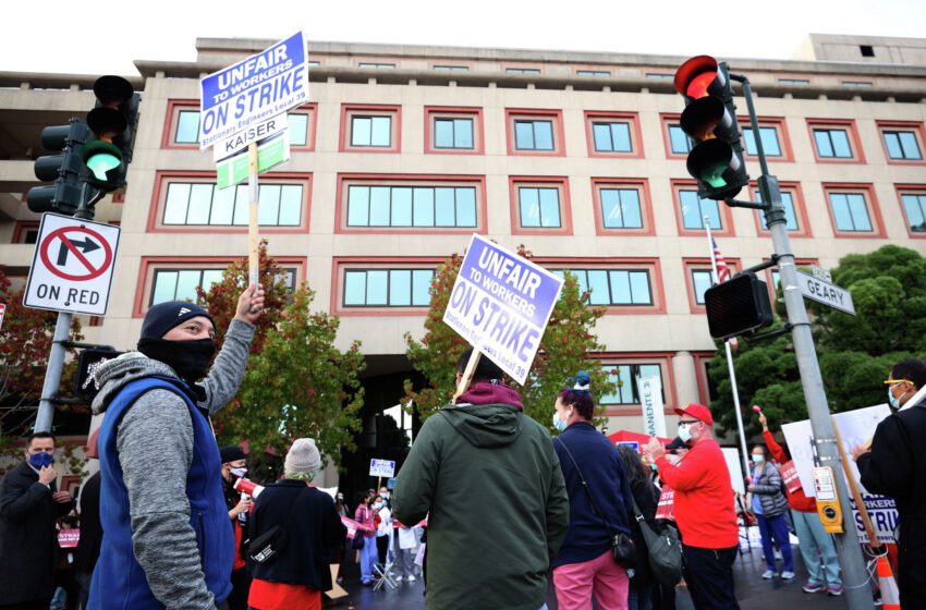  Trabajadores de Kaiser Permanente anuncian planes de huelga indefinida en el norte de California
