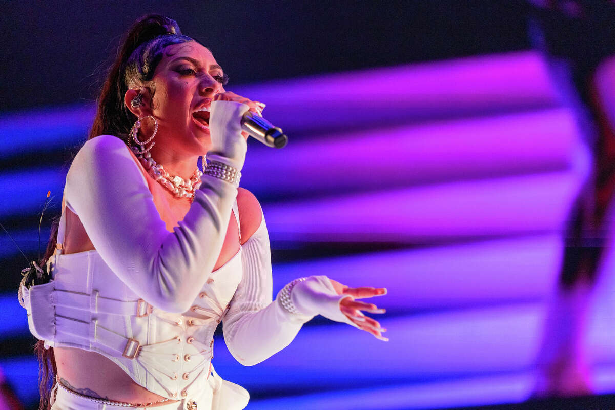 Kali Uchis se presenta en el escenario Twin Peaks en Outside Lands en Golden Gate Park en San Francisco, California, el sábado 6 de agosto de 2022.