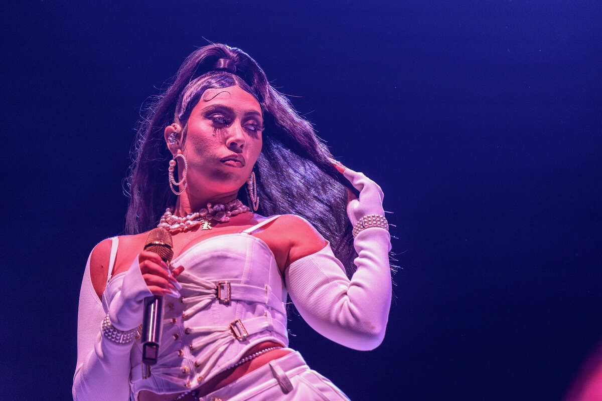 Kali Uchis se presenta en el escenario Twin Peaks en Outside Lands en Golden Gate Park en San Francisco, California, el sábado 6 de agosto de 2022.