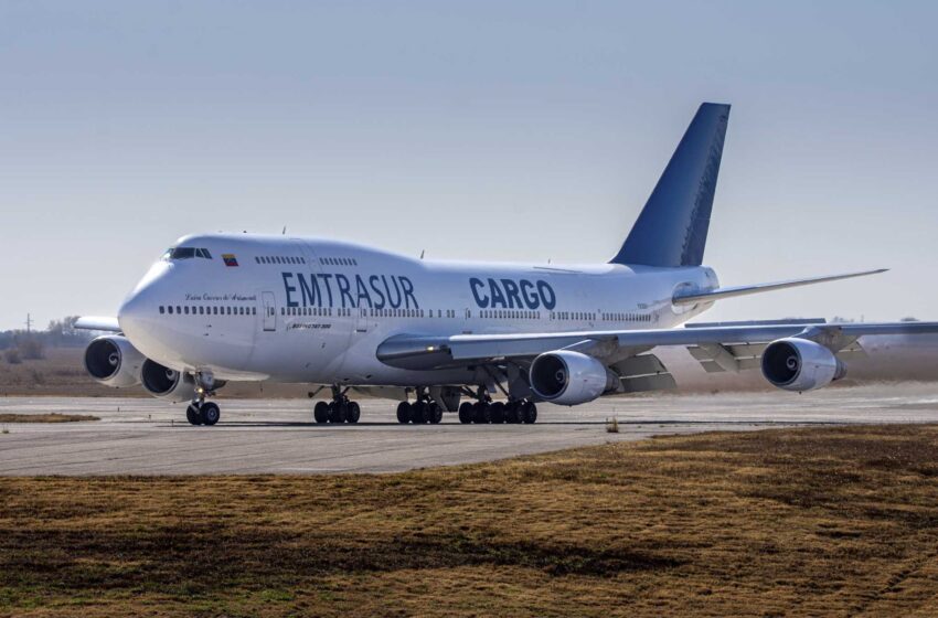  EE.UU. busca la posesión de un 747 venezolano inmovilizado en Argentina