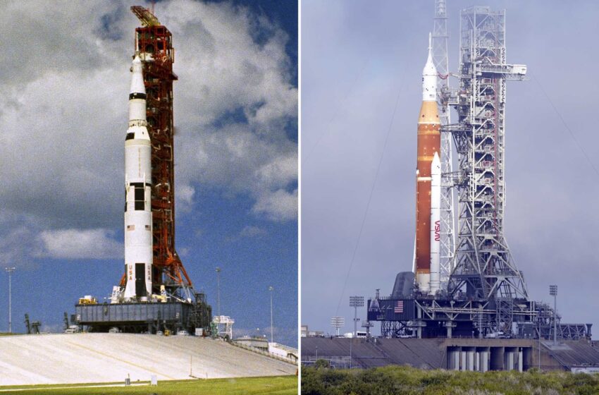  EXPLOTACIÓN: La NASA prueba un nuevo cohete lunar, 50 años después del Apolo
