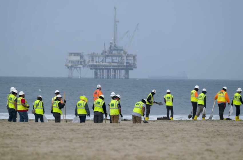  El operador del oleoducto se declara culpable del vertido en California