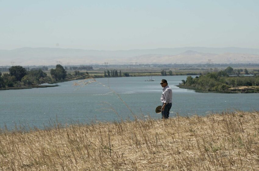  En la seca California, el agua salada se cuela en vías fluviales clave