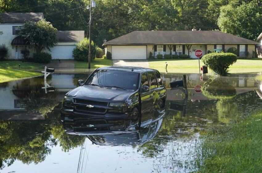  Inundaciones menos graves de lo esperado en la capital de Mississippi