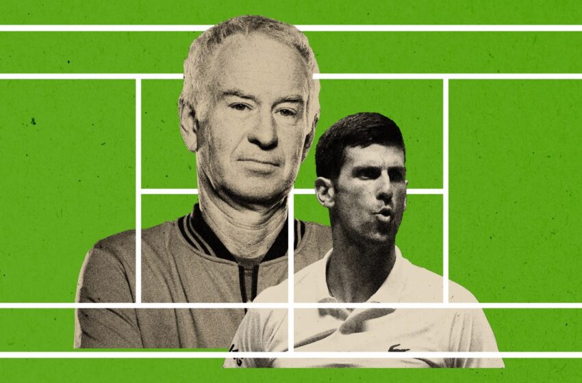  John McEnroe cree que es una “gilipollez” que Novak Djokovic no pueda jugar el US Open