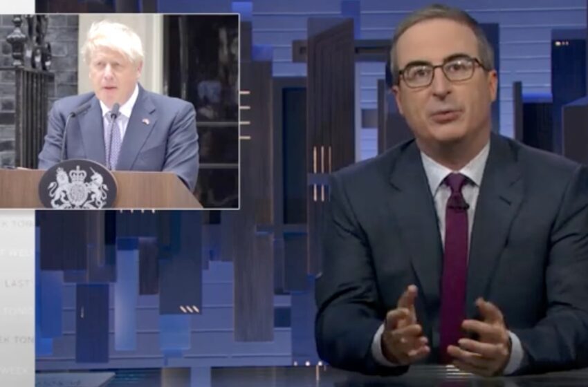  John Oliver se despide de su némesis Boris Johnson