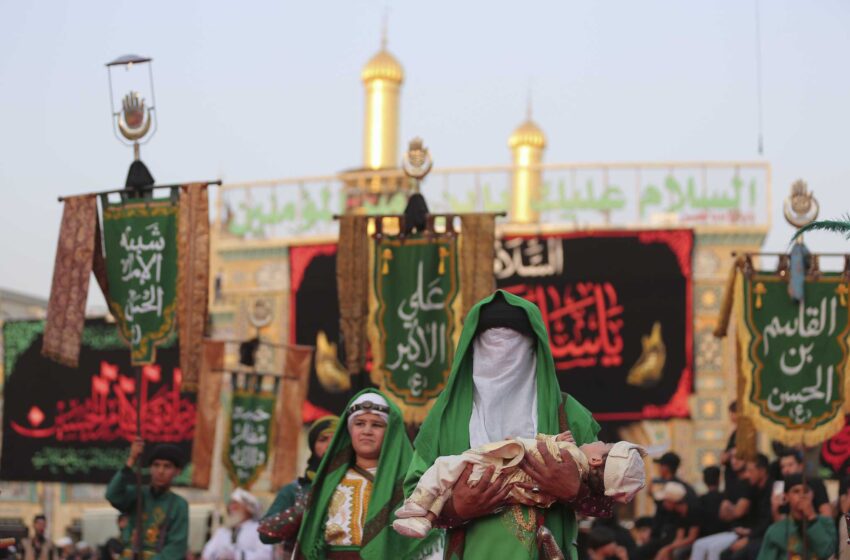  Los musulmanes chiítas de Irak, Líbano y Pakistán celebran la Ashoura