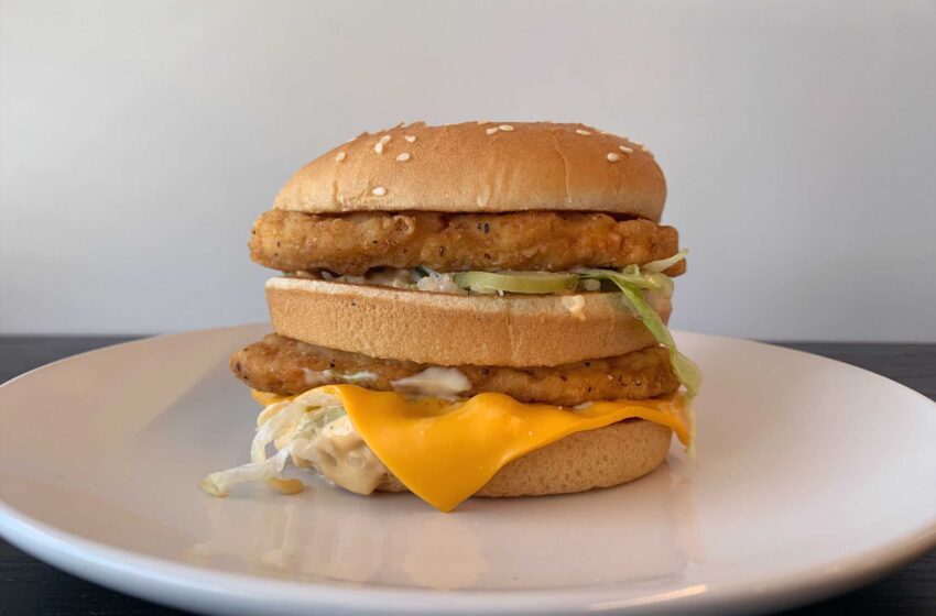 McDonald’s está probando un Big Mac de pollo.  Hackeamos una vista previa.