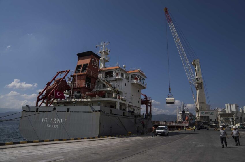  Un barco de cereales procedente de Ucrania atraca en Turquía y una planta nuclear es bombardeada
