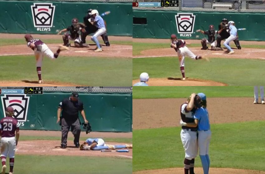  Un bateador de las ligas menores se levanta para consolar a un lanzador molesto