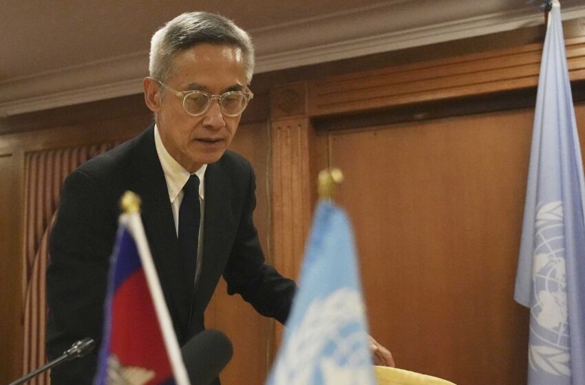  Un experto de la ONU ofrece un plan para mejorar los derechos humanos en Camboya