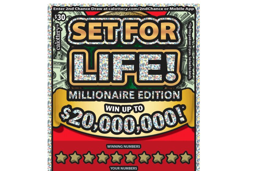  Un hombre del norte de California gana el mayor premio de la historia en un billete de lotería Scratchers