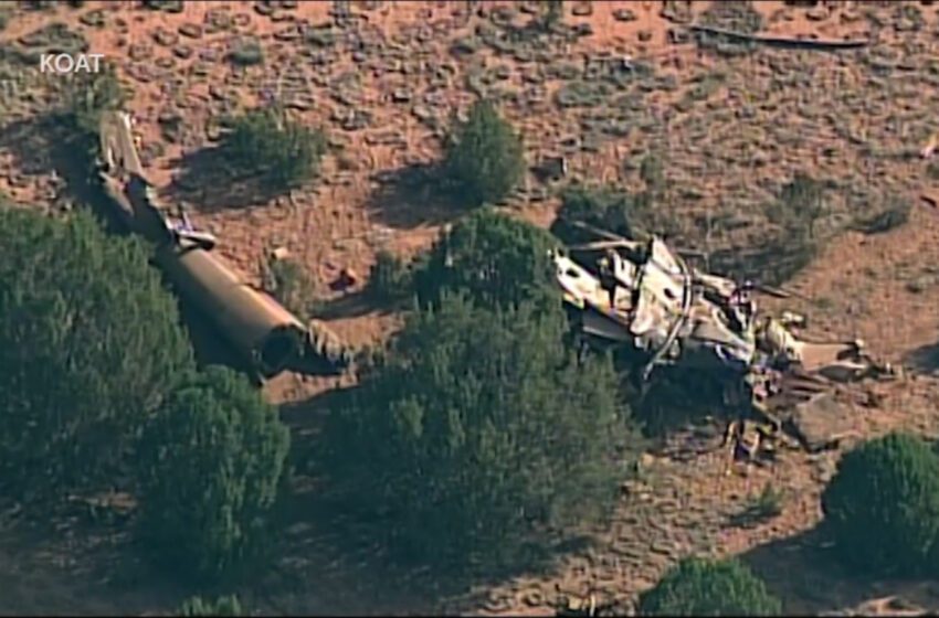  Un informe detalla los restos del accidente de helicóptero mortal en Nuevo México