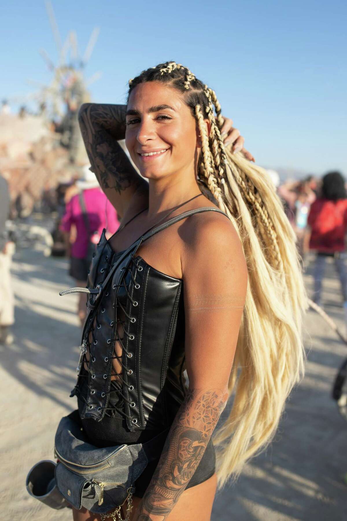 Xstava en Burning Man 2022 en el desierto Black Rock de Gerlach, Nevada