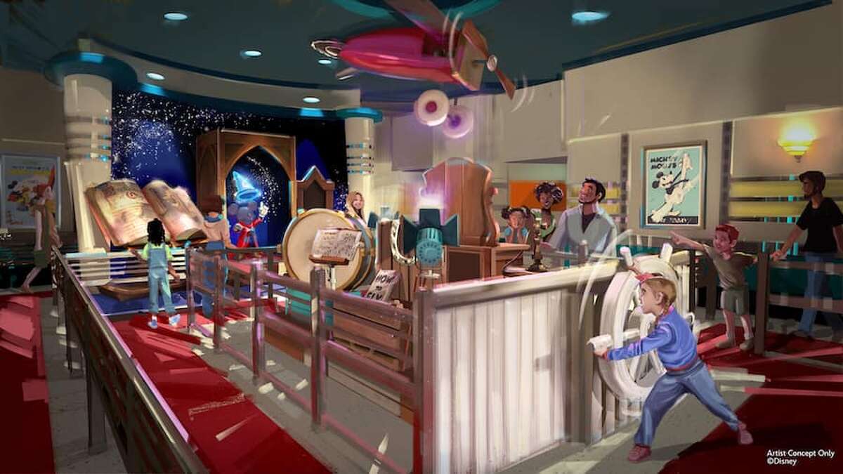 Mickey and Minnie's Runaway Railway en Disneyland's Toontown tendrá sus propios elementos, distintos de la versión en Disney World.