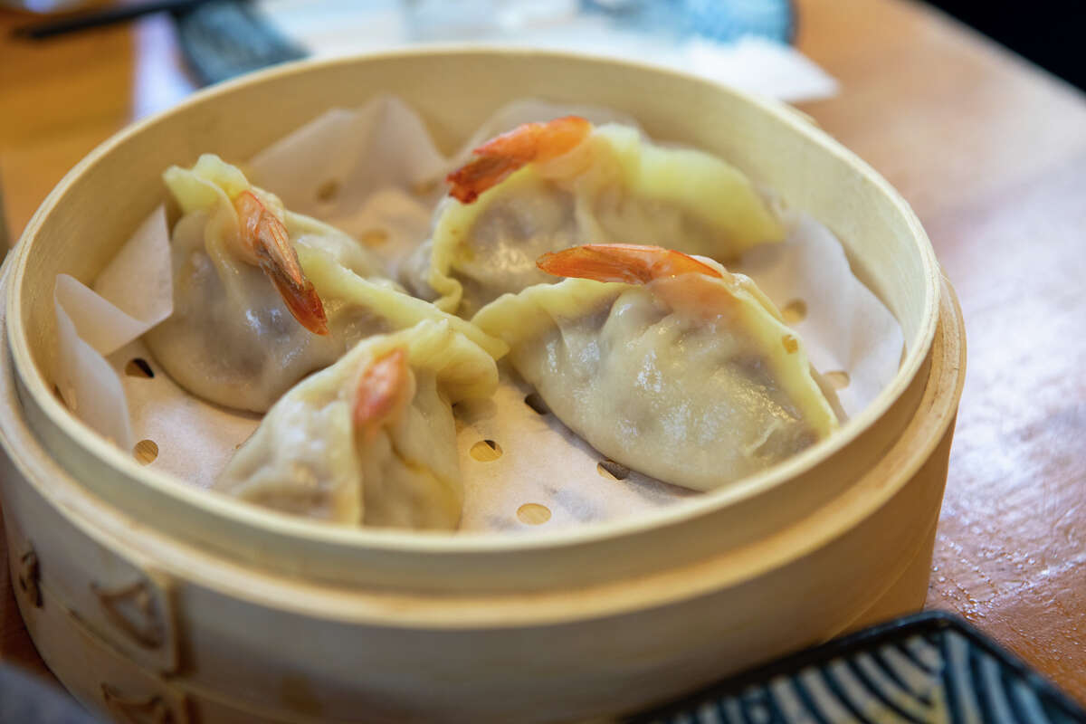 Dumplings de pavo con camarones gigantes en United Dumplings en San Francisco, California, el 29 de agosto de 2022.