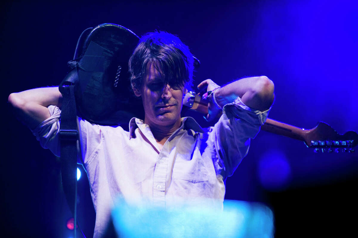 Stephen Malkmus actúa durante el primer día del Festival Primavera Sound en Parc Del Forum el 27 de mayo de 2010 en Barcelona, ​​España.