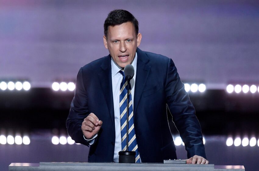  Peter Thiel no se vende en Florida como una alternativa de California