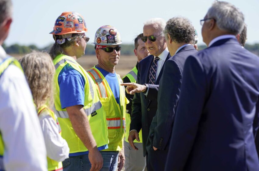  Biden en la inauguración de Ohio: Los demócratas reactivan la fabricación